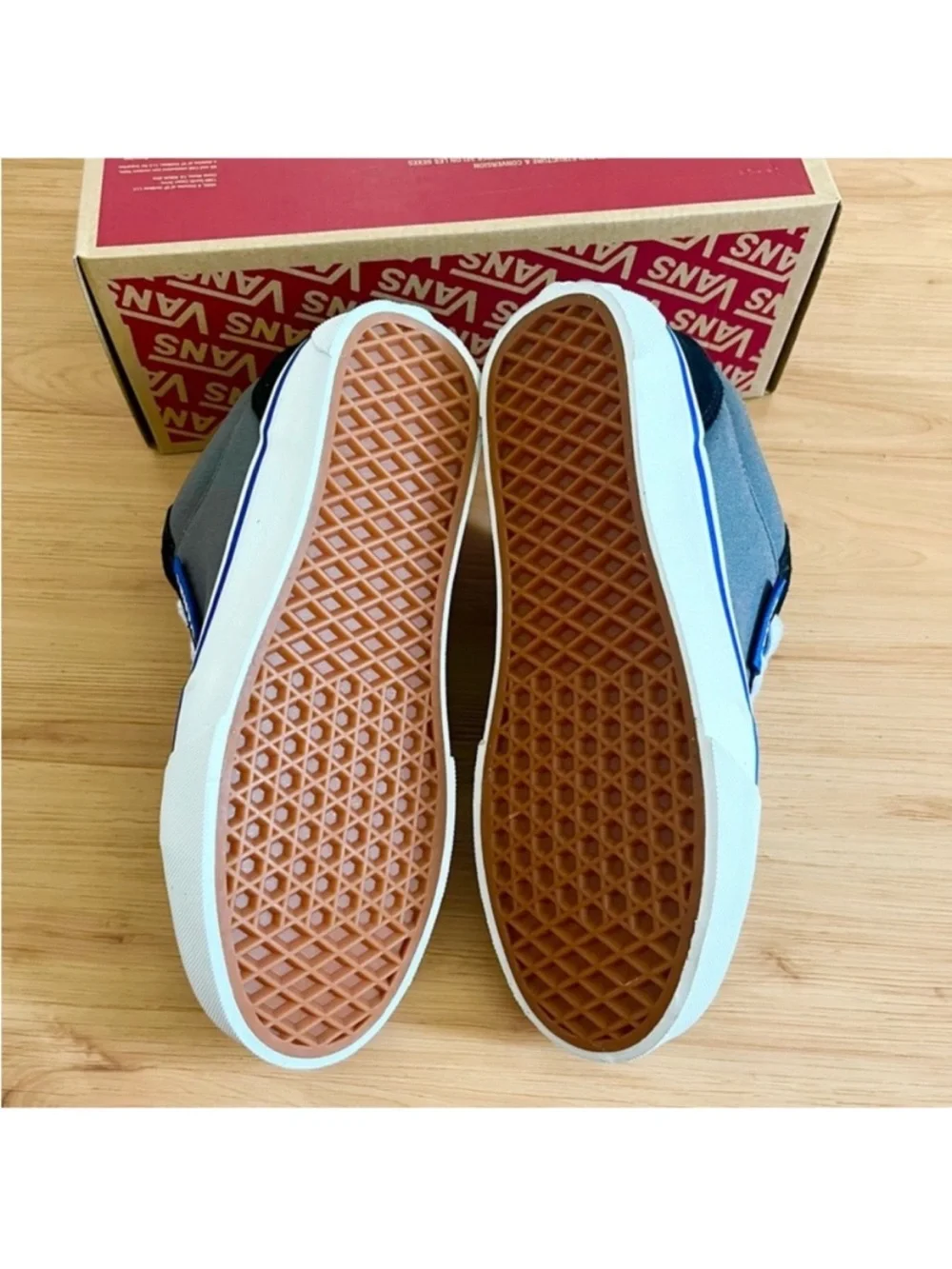 Vans CHUKKA PUSH LS 'BLACK BLUE PEWTER' Mens 13.0 US